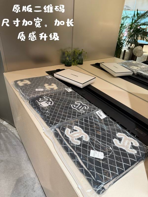 Chanel Scarf 35X180cm 100%羊绒 E120550